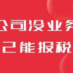 公(gōng)司暫時沒有(yǒu)業務(wu)，自己能(néng)記賬報稅嗎？